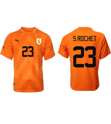 Uruguay Sergio Rochet #23 Keeper Bortedrakt VM 2022 Kortermet